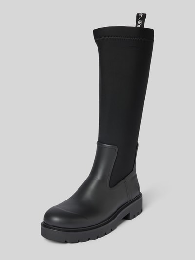 Peek & Cloppenburg Calvin Klein JeansGummistiefel mit elastischem Schaft Modell 'HIGH RAINBOOT NEOPRENE' in black