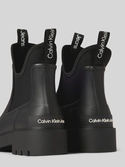 Peek & Cloppenburg Calvin Klein JeansGummistiefel Mit Label-Detail In Black