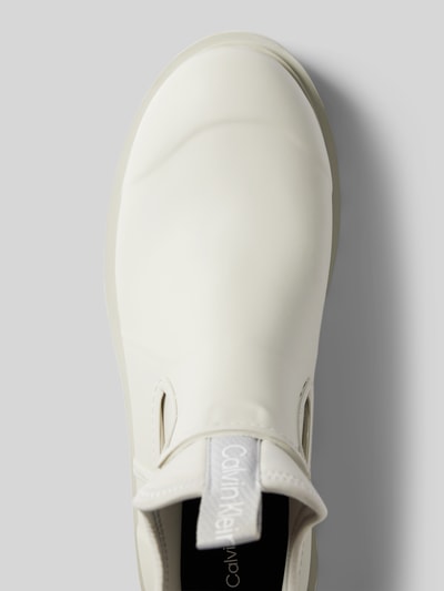 Peek & Cloppenburg Calvin Klein JeansGummistiefel Mit Label-Detail In Offwhite