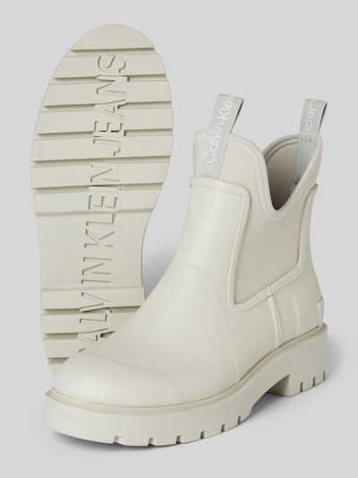 Peek & Cloppenburg Calvin Klein JeansGummistiefel Mit Label-Detail In Offwhite