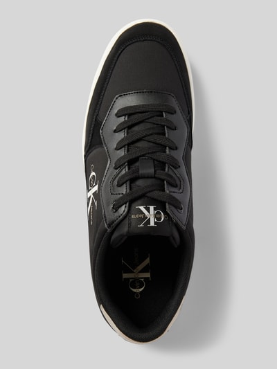 Peek & Cloppenburg Calvin Klein JeansLedersneaker Mit Label-Details Modell 'CLASSIC CUPSOLE LOW MIX' In Black