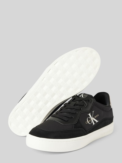 Peek & Cloppenburg Calvin Klein JeansLedersneaker Mit Label-Details Modell 'CLASSIC CUPSOLE LOW MIX' In Black