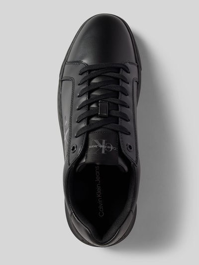 Peek & Cloppenburg Calvin Klein JeansLedersneaker Mit Label-Prägung In Black