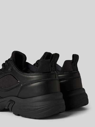 Peek & Cloppenburg Calvin Klein JeansLedersneaker Mit Label-Prägung Modell 'RETRO TENNIS LOW LACE MIX' In Black