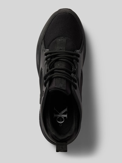 Peek & Cloppenburg Calvin Klein JeansLedersneaker Mit Label-Prägung Modell 'RETRO TENNIS LOW LACE MIX' In Black