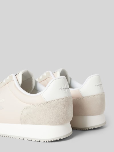 Peek & Cloppenburg Calvin Klein JeansLedersneaker Mit Label-Schriftzug Modell 'RETRO RUNNER' In Hellrosa