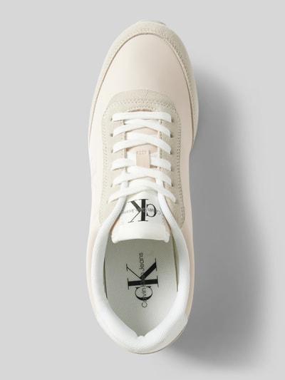 Peek & Cloppenburg Calvin Klein JeansLedersneaker Mit Label-Schriftzug Modell 'RETRO RUNNER' In Hellrosa