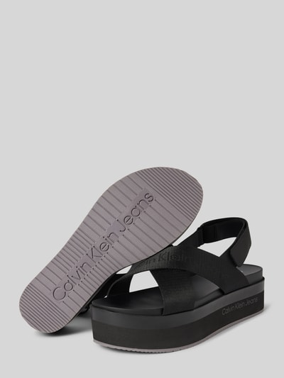 Peek & Cloppenburg Calvin Klein JeansSandalen Mit Plateausohle In Black