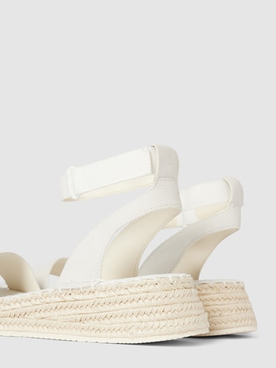 Peek & Cloppenburg Calvin Klein JeansSandalette In Unifarbenem Design In Weiss