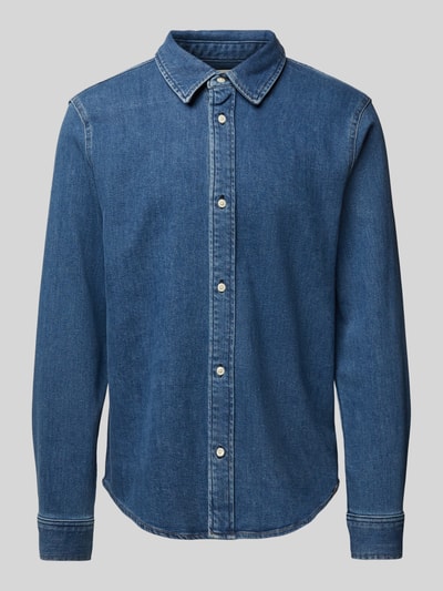 Peek & Cloppenburg Calvin Klein JeansSlim Fit Jeanshemd Mit Kentkragen In Blau