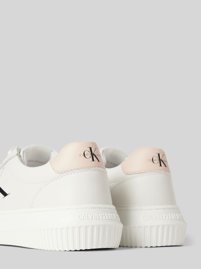 Peek & Cloppenburg Calvin Klein JeansSneaker Aus Leder Mit Label-Detail Modell 'CHUNKY' In Weiss
