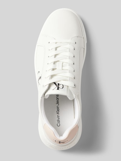 Peek & Cloppenburg Calvin Klein JeansSneaker Aus Leder Mit Label-Detail Modell 'CHUNKY' In Weiss