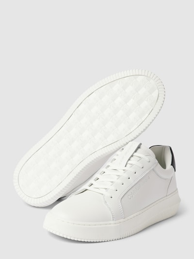 Peek & Cloppenburg Calvin Klein JeansSneaker Mit Label-Details Modell 'Chunky' In Weiss