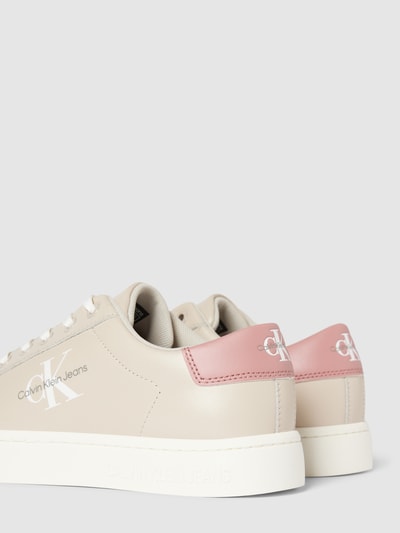 Peek & Cloppenburg Calvin Klein JeansSneaker Mit Label-Print In Beige