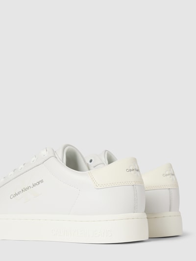 Peek & Cloppenburg Calvin Klein JeansSneaker Mit Label-Print In Weiss