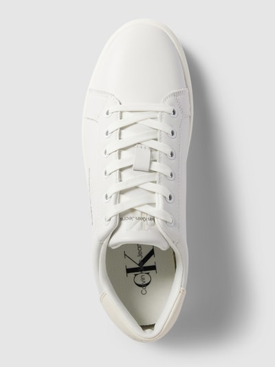 Peek & Cloppenburg Calvin Klein JeansSneaker Mit Label-Print In Weiss