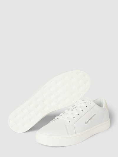 Peek & Cloppenburg Calvin Klein JeansSneaker Mit Label-Print In Weiss