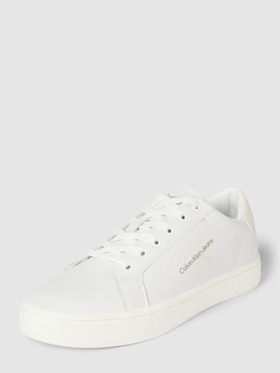 Peek & Cloppenburg Calvin Klein JeansSneaker mit Label-Print in weiss