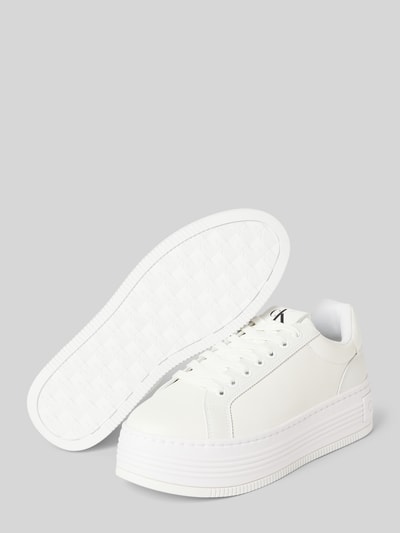Peek & Cloppenburg Calvin Klein JeansSneaker Mit Schnürverschluss In Weiss