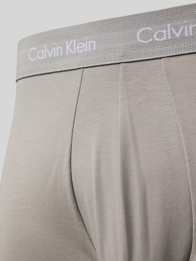 Peek & Cloppenburg Calvin Klein UnderwearTrunks Mit Label-Bund Im 3er-Pack In Petrol