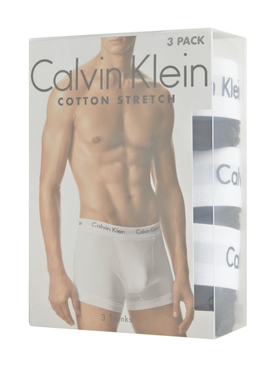 Peek & Cloppenburg Calvin Klein UnderwearTrunks Mit Logo-Bund Im 3er-Pack In Black