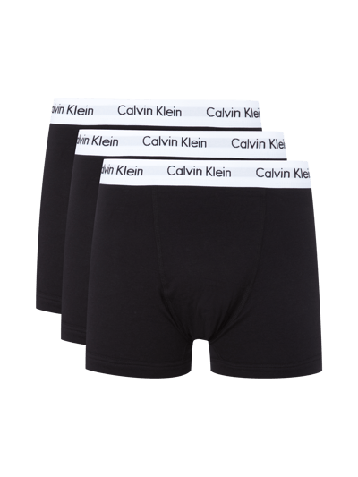 Peek & Cloppenburg Calvin Klein UnderwearTrunks mit Logo-Bund im 3er-Pack in black