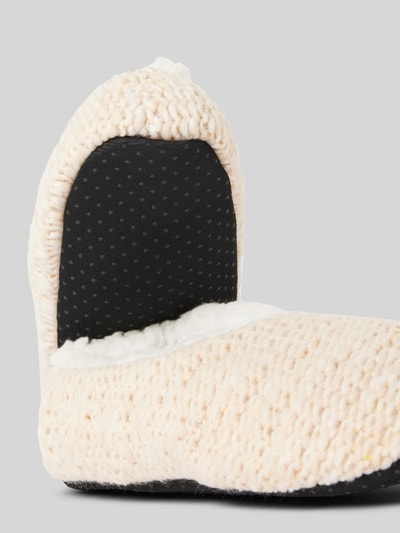 Peek & Cloppenburg CamanoHausschuhe Mit Grobstrick In Beige