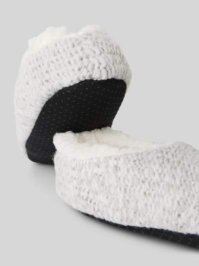 Peek & Cloppenburg CamanoHausschuhe Mit Grobstrick In Hellgrau