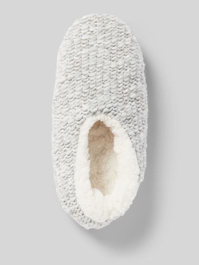 Peek & Cloppenburg CamanoHausschuhe Mit Grobstrick In Hellgrau