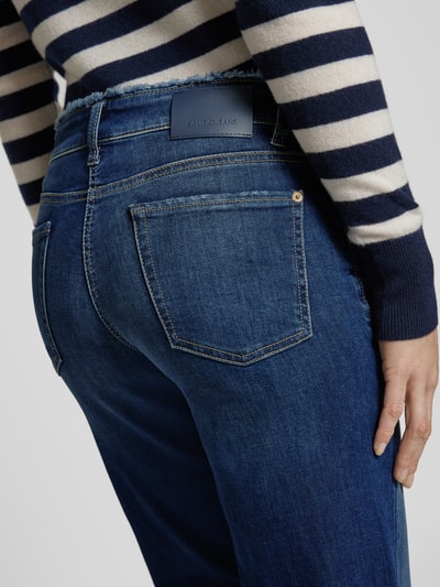 Peek & Cloppenburg CambioBootcut Jeans Mit Fransen Modell 'TESS' In Blau