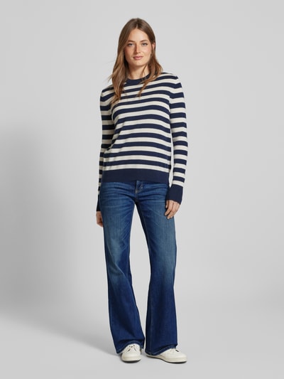 Peek & Cloppenburg CambioBootcut Jeans mit Fransen Modell 'TESS' in blau