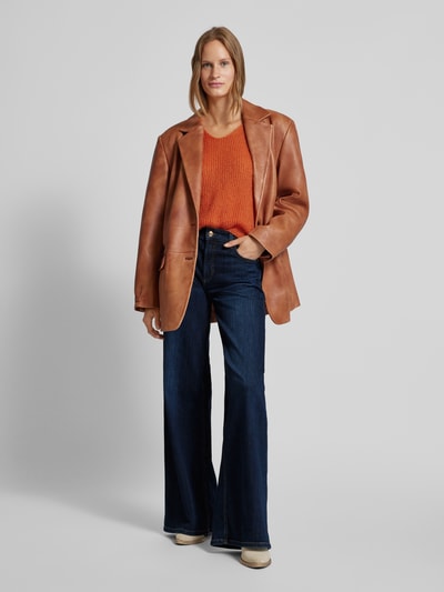 Peek & Cloppenburg CambioFlared Jeans Mit 5-Pocket-Design Modell 'PALAZZO' In Dunkelblau