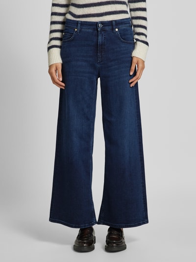 Peek & Cloppenburg CambioFlared Jeans Mit Verkürztem Schnitt Modell 'PALAZZO' In Dunkelblau