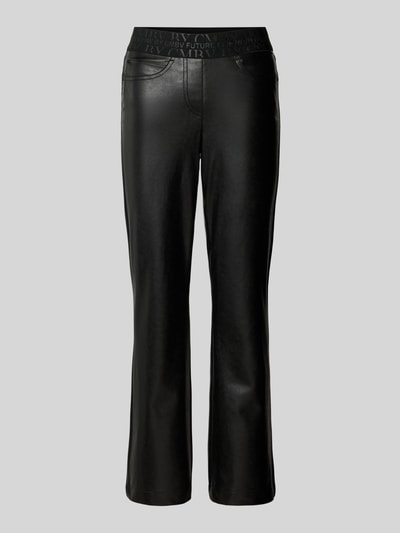 Peek & Cloppenburg CambioRegular Fit Lederhose Mit Elastischem Label-Bund In Black