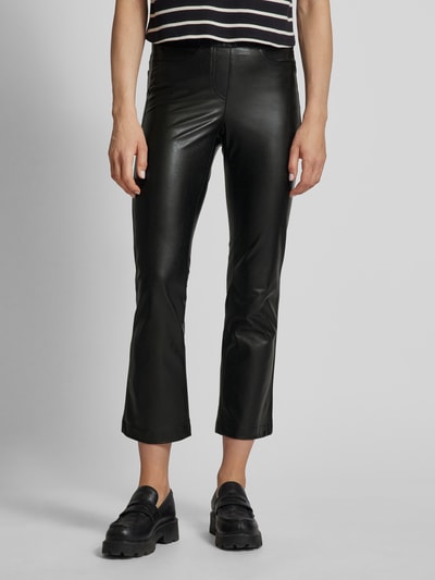 Peek & Cloppenburg CambioRegular Fit Lederhose Mit Elastischem Label-Bund In Black