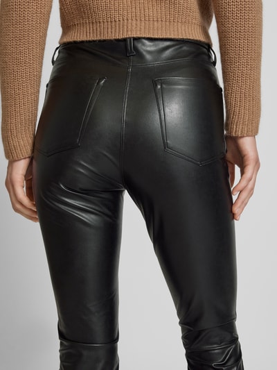 Peek & Cloppenburg CambioSlim Fit Hose In Leder-Optik Modell 'RAY' In Black