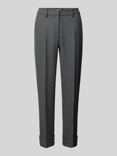 Peek & Cloppenburg CambioStoffhose In Verkürzter Passform Modell 'KRYSTAL' In Dunkelgrau