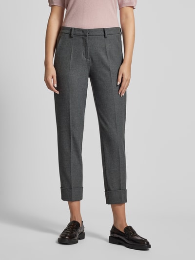 Peek & Cloppenburg CambioStoffhose In Verkürzter Passform Modell 'KRYSTAL' In Dunkelgrau
