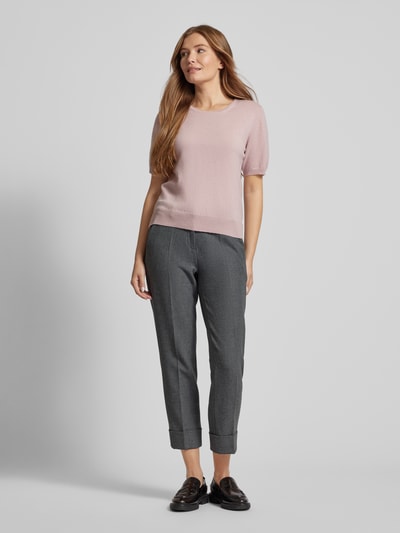 Peek & Cloppenburg CambioStoffhose in verkürzter Passform Modell 'KRYSTAL' in dunkelgrau