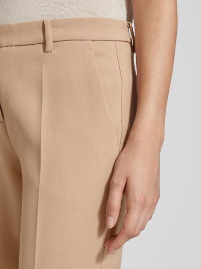 Peek & Cloppenburg CambioStoffhose Mit Bügelfalten Modell 'KRYSTAL' In Camel