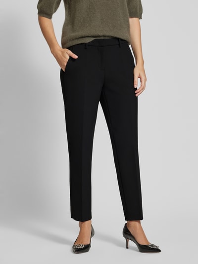 Peek & Cloppenburg CambioStoffhose Mit Bügelfalten Modell 'KRYSTAL' In Black