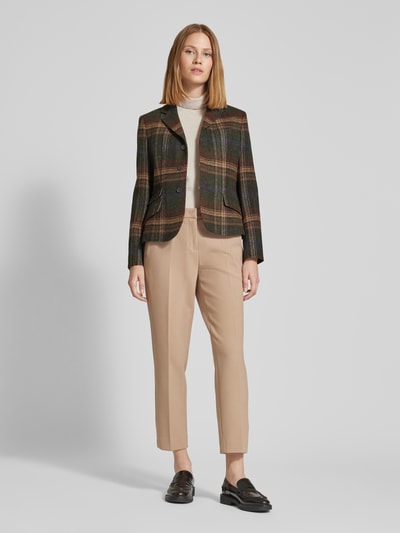 Peek & Cloppenburg CambioStoffhose Mit Bügelfalten Modell 'KRYSTAL' In Camel