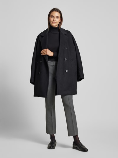 Peek & Cloppenburg CambioStoffhose mit fixierten Bügelfalten Modell 'FARAH' in anthrazit