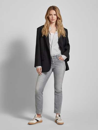 Peek & Cloppenburg CambioStraight Fit Jeans mit Ziernähten Modell 'PARLA SEAM' in hellgrau