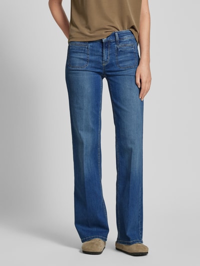 Peek & Cloppenburg CambioWide Fit Jeans Mit Knopf- Und Reißverschluss Modell 'TESS' In Blau