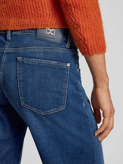 Peek & Cloppenburg CambioWide Leg Jeans Mit Ziernähten Modell 'TESS' In Blau