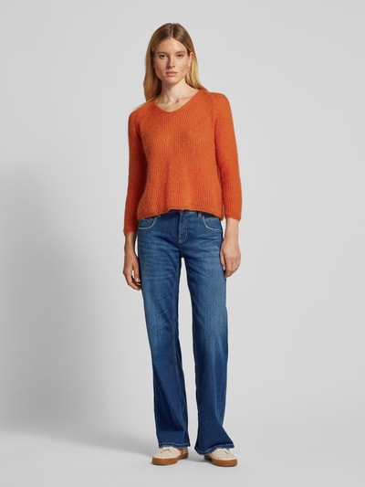 Peek & Cloppenburg CambioWide Leg Jeans mit Ziernähten Modell 'TESS' in blau