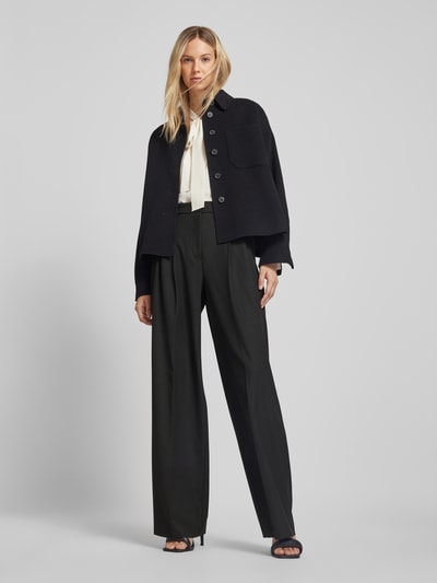 Peek & Cloppenburg CambioWide Leg Stoffhose mit Bundfalten Modell 'ANNY' in black