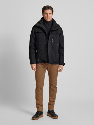 Peek & Cloppenburg camel activeFunktionsjacke mit Kapuze in black