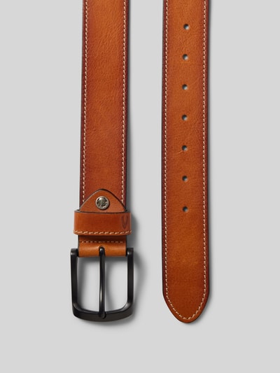 Peek & Cloppenburg Camel ActiveGürtel Mit Label-Detail In Cognac